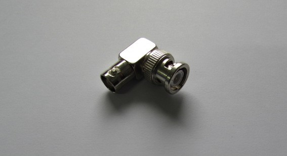 BNC-Winkelstück Stecker/Kupplung S127