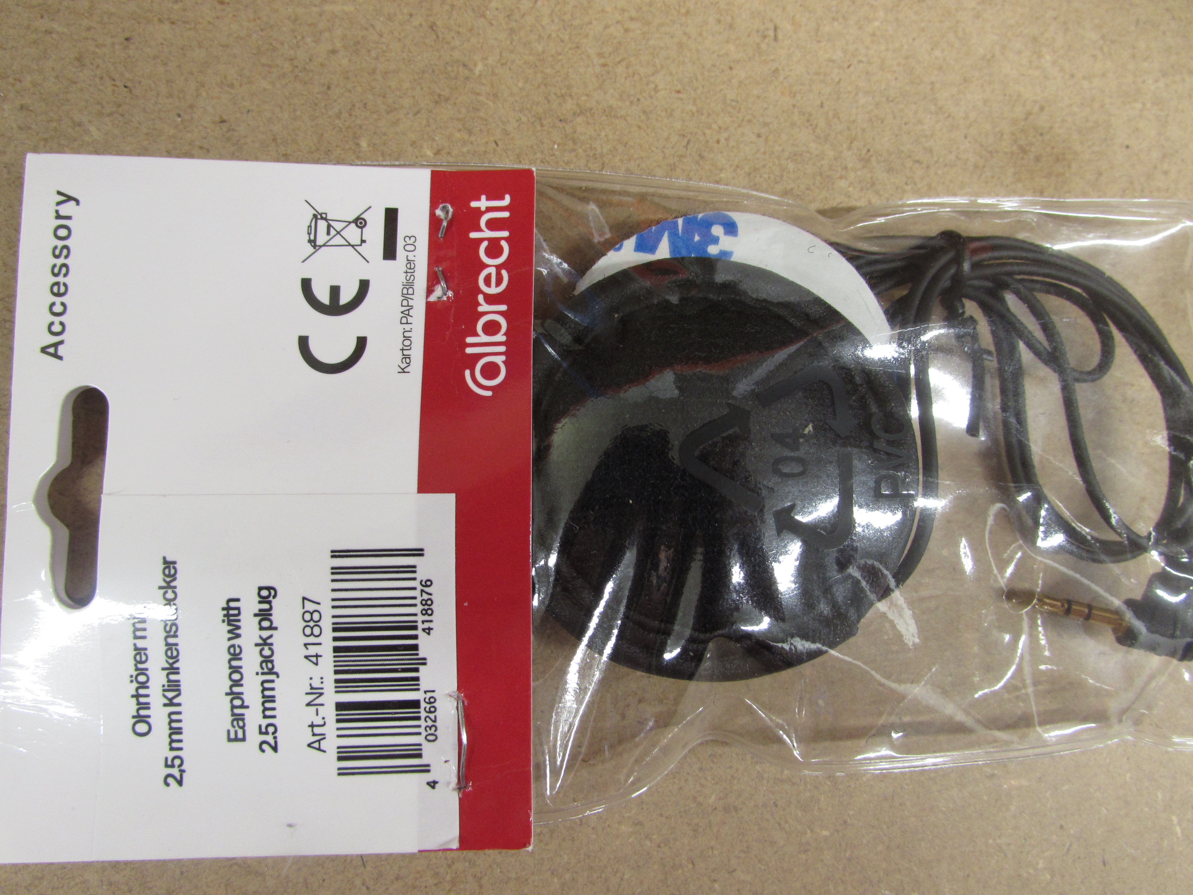 Helm-Ohrhörer 2,5 mm  X - Bild 1