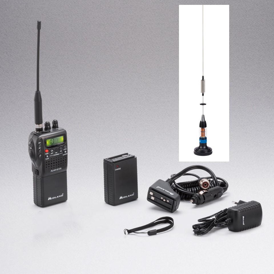 Alan 42 DS + Magnetantenne LC59 X