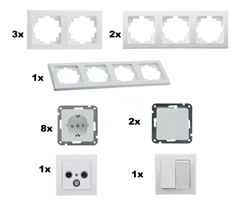 Delphi Wohnzimmer Set 20-tlg X - Bild 1