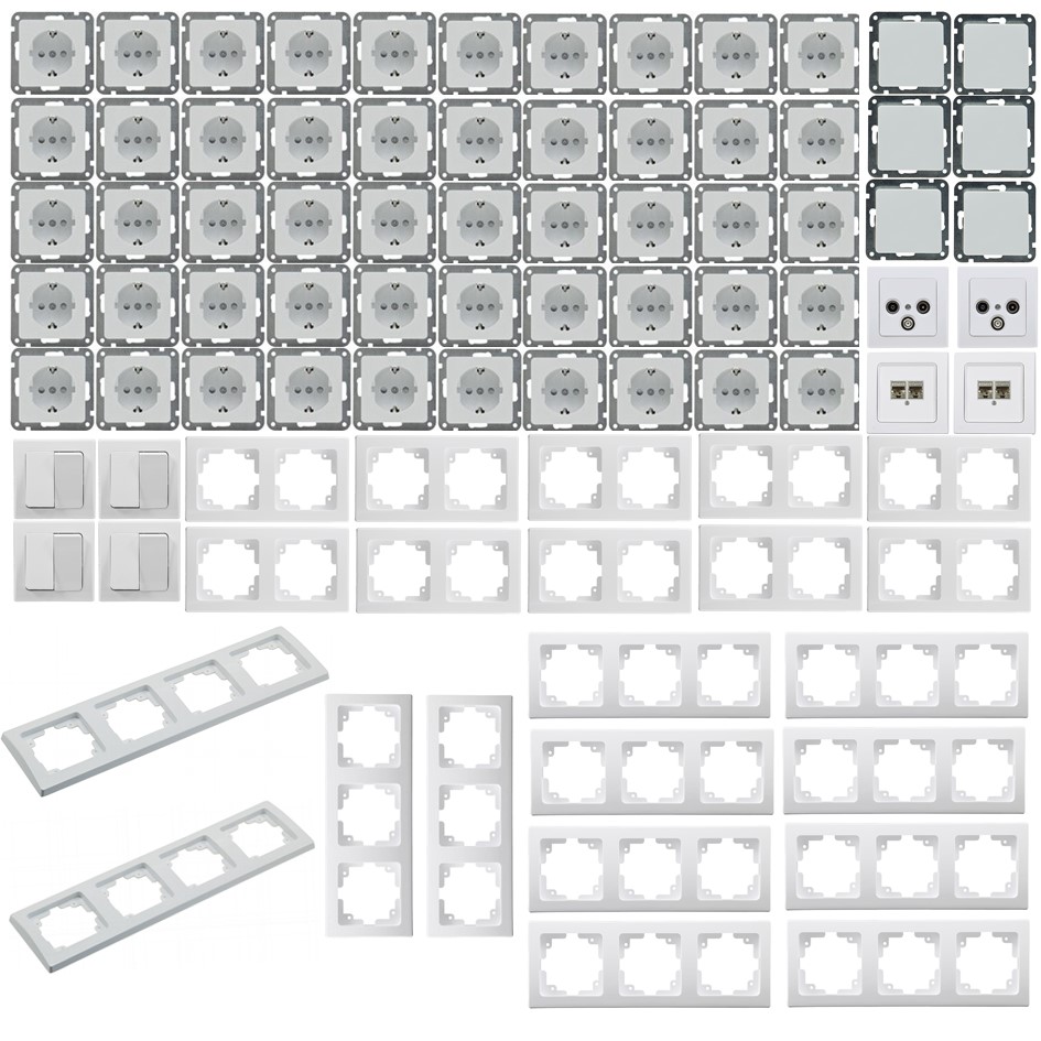 Delphi 94-tlg. Set weiß X