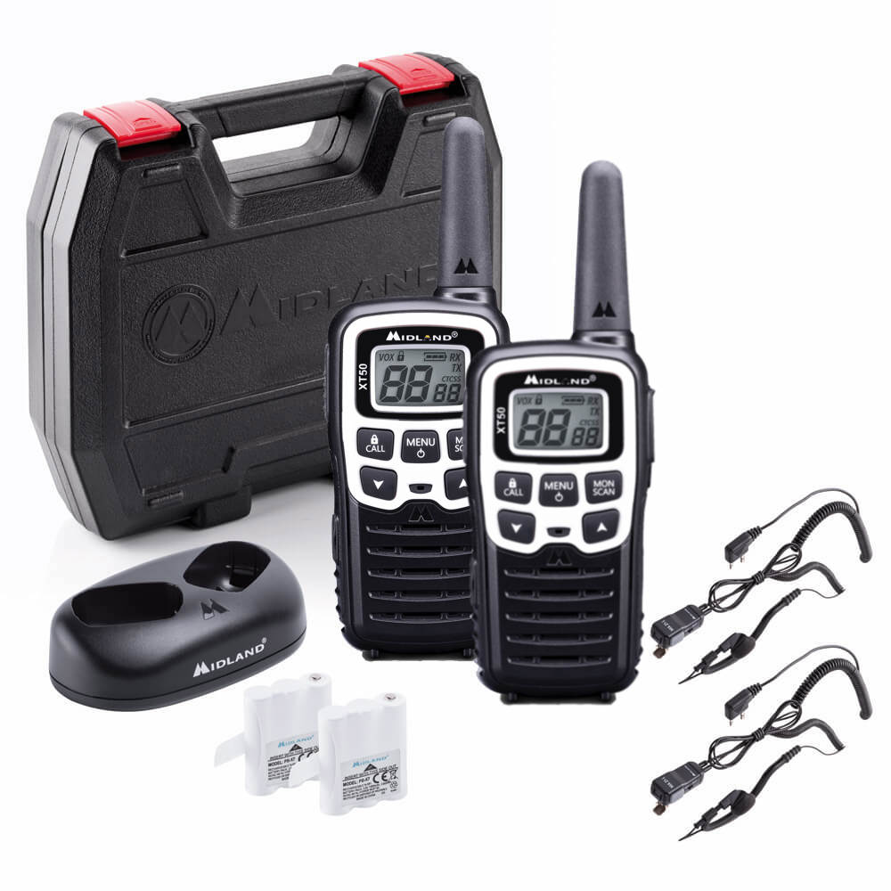 Midland XT50 Adventure, Kofferset, Weiß  X