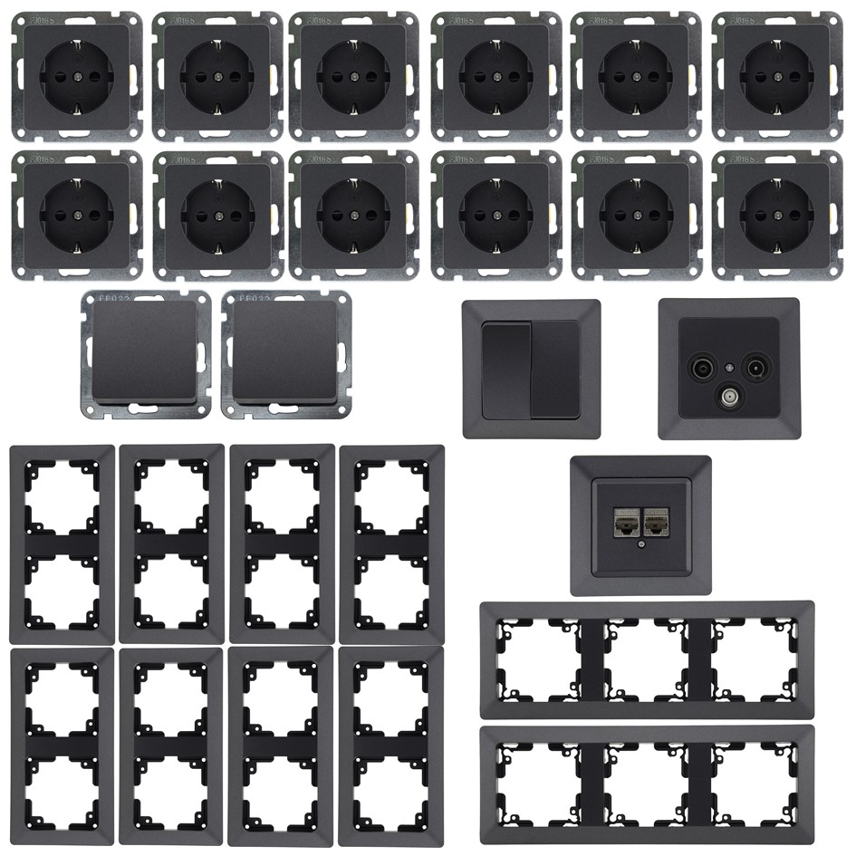 Milos Steckdosen Set AN28 X