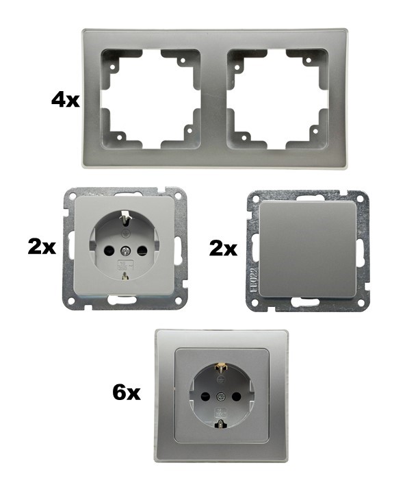 Delphi 20tlg. Steckdosen Set SI (Ergänzungsset) X - Bild 1