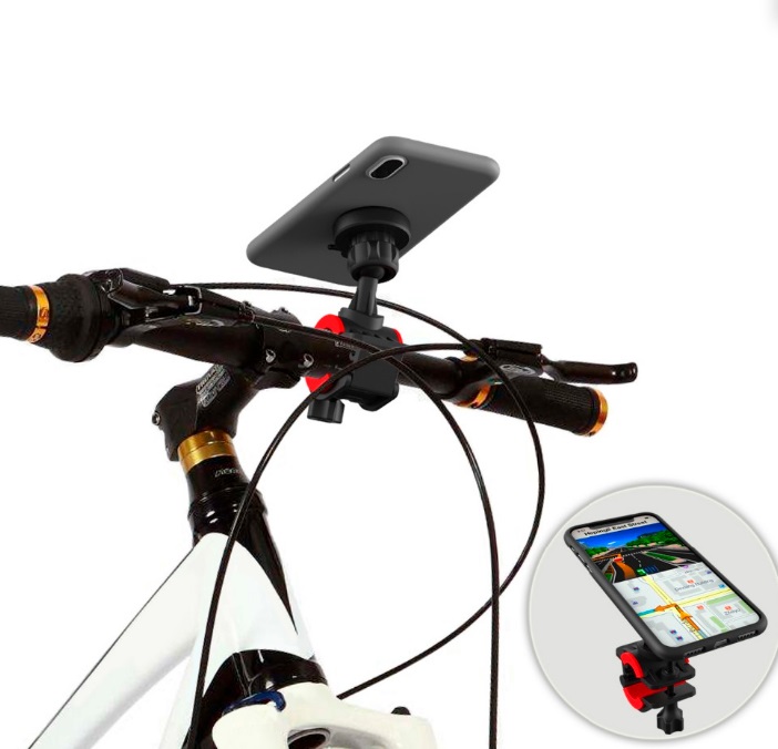 Universelle Fahrradhalterung, PNI PS400 für Mobiltelefone - Bild 1