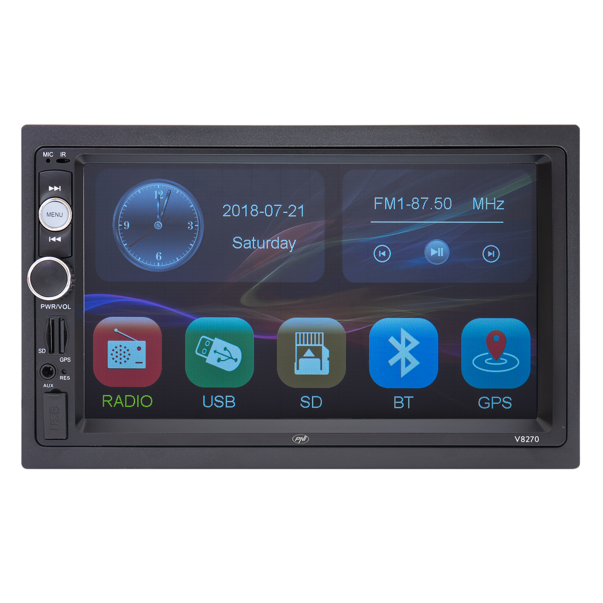 PNI V8270 2 DIN-Multimedia-Navigation mit GPS - Bild 1