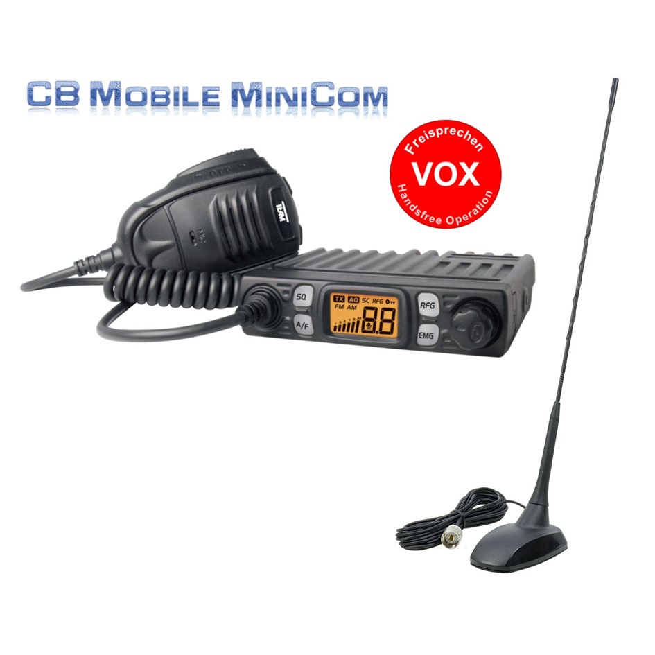 TEAM CB-Mobile MiniCom mit VOX + PNI Extra 48
