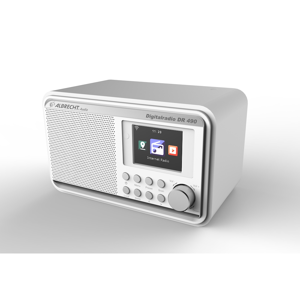 Albrecht DR 490 weiß, Digitalradio