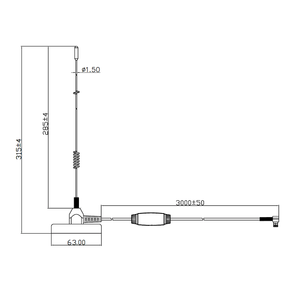  Albrecht MAG31 DAB+ Magnetfußantenne + Verstärker  - Bild 1