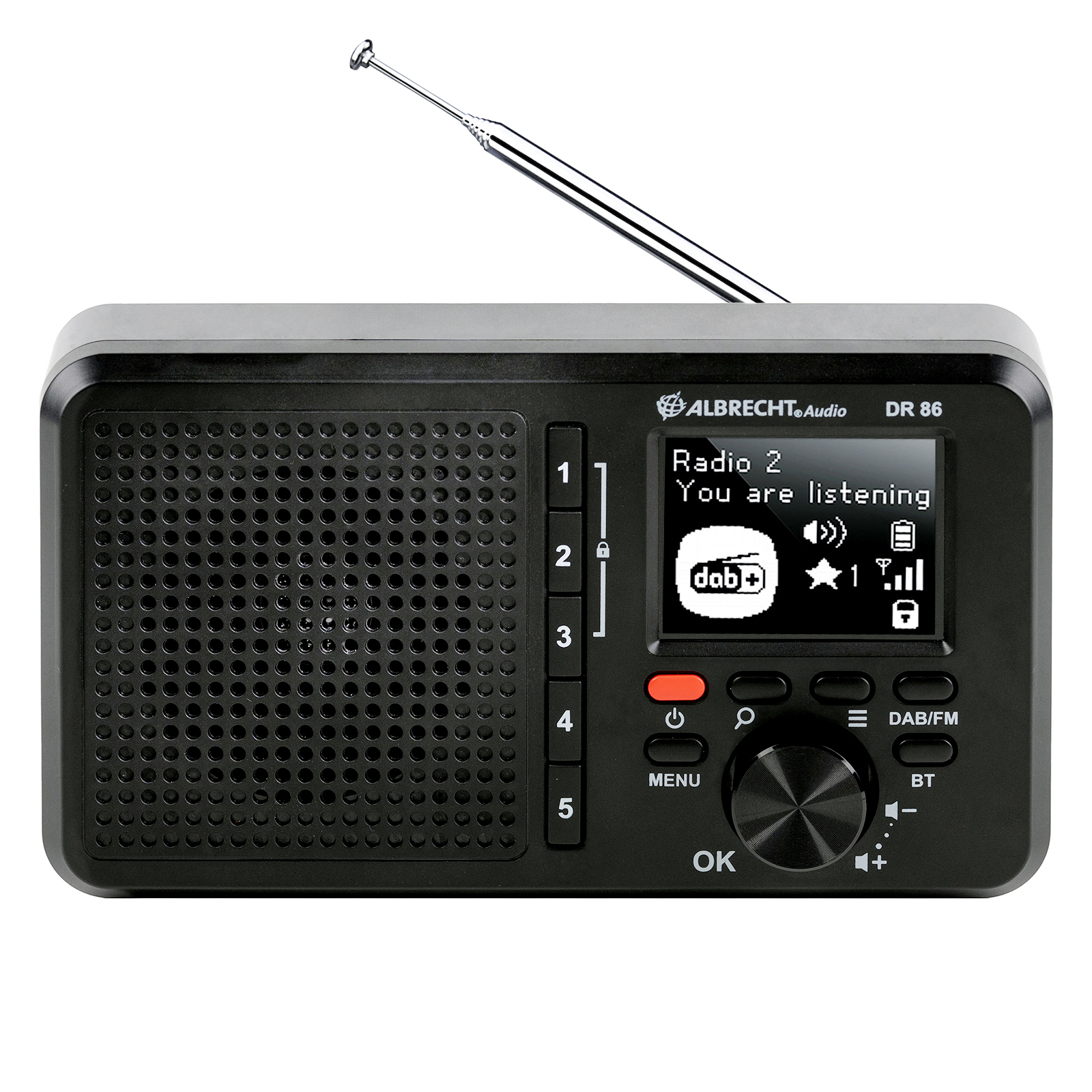 Albrecht DR 86 tragbares Seniorenradio