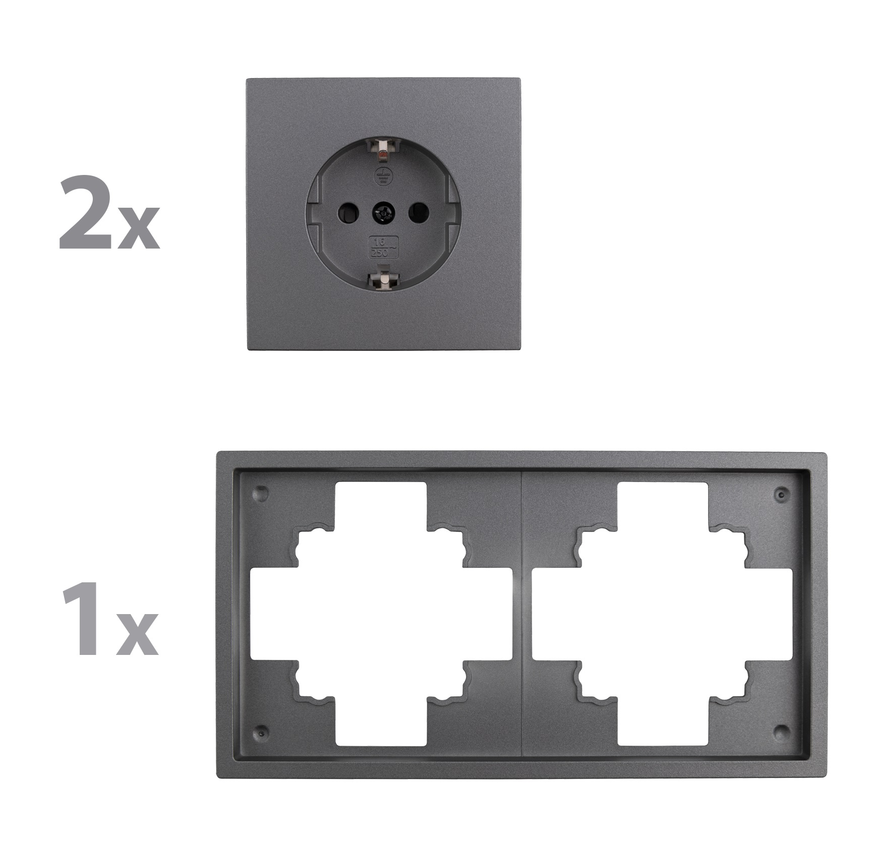 Steckdosen Set McPower Shallow "Beginner 2S-Profi" AN - Bild 2
