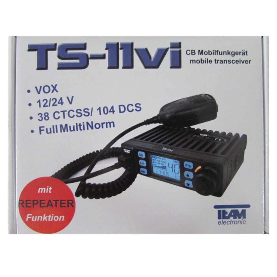 Team TS-11vi mit Repeater Funktion