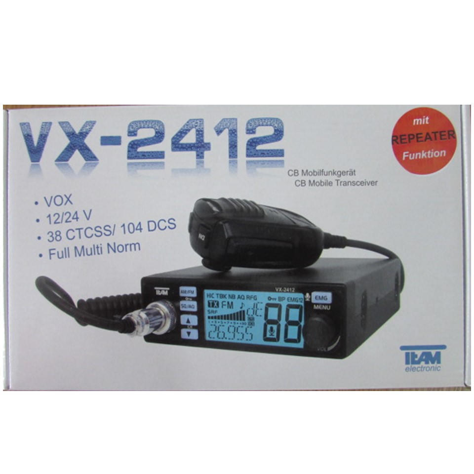 Team VX-2412 mit Repeater Funktion
