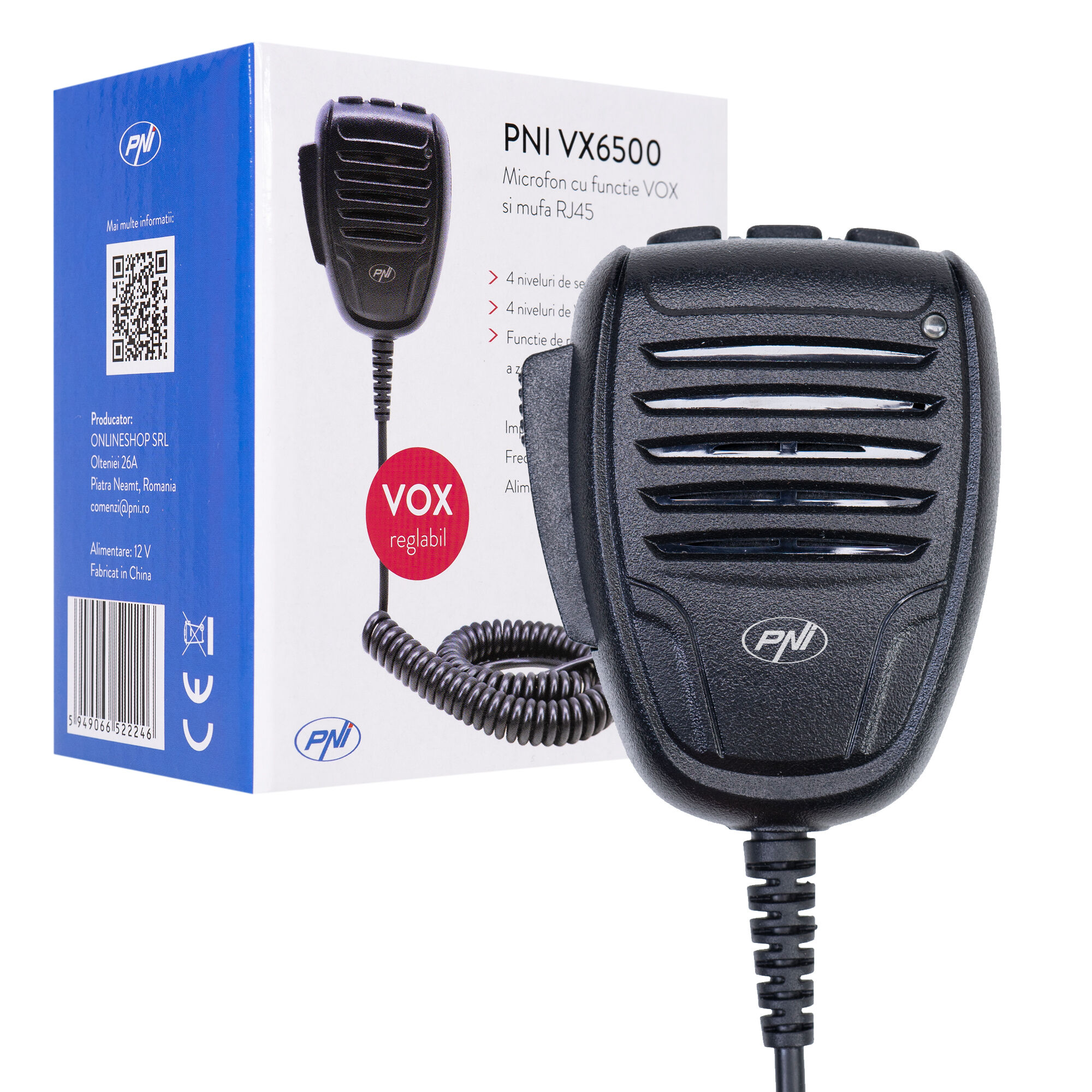 PNI VX6500-Mikrofon mit VOX-Funktion 