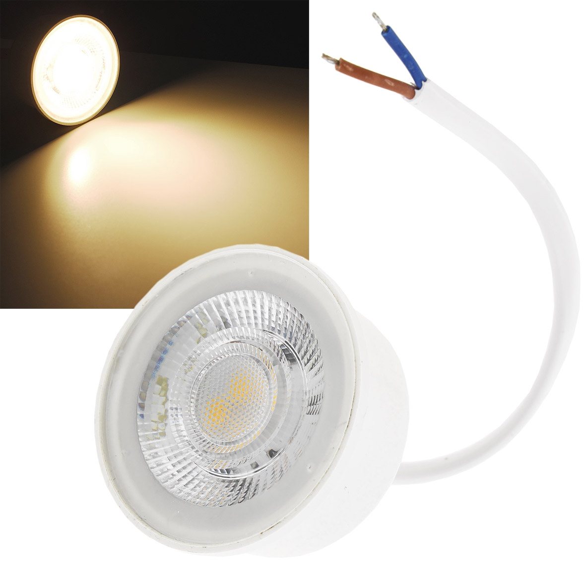 LED-Modul "Piatto N5" warmweiß 