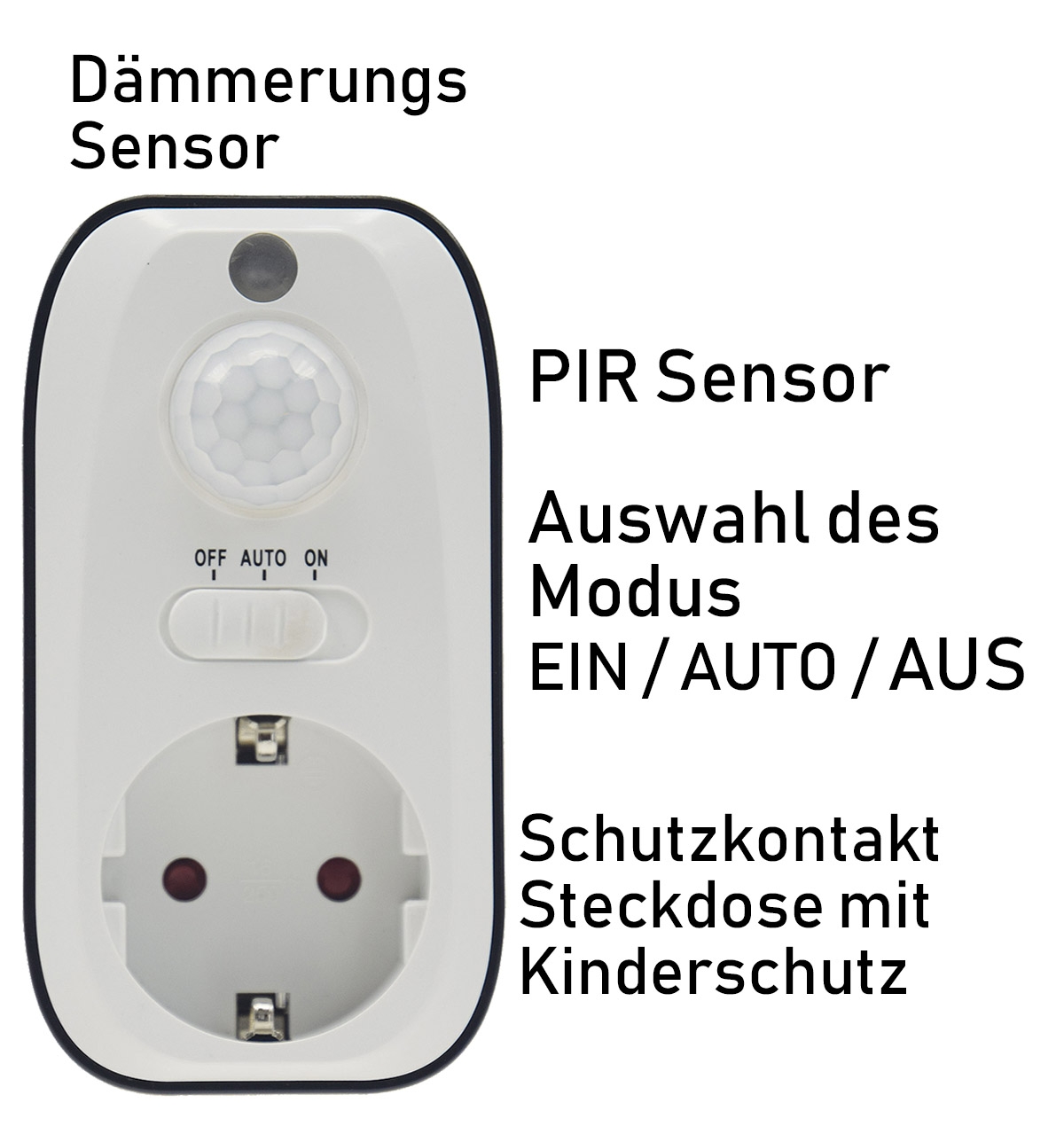 Zwischenstecker mit Bewegungsmelder 100° - Bild 4