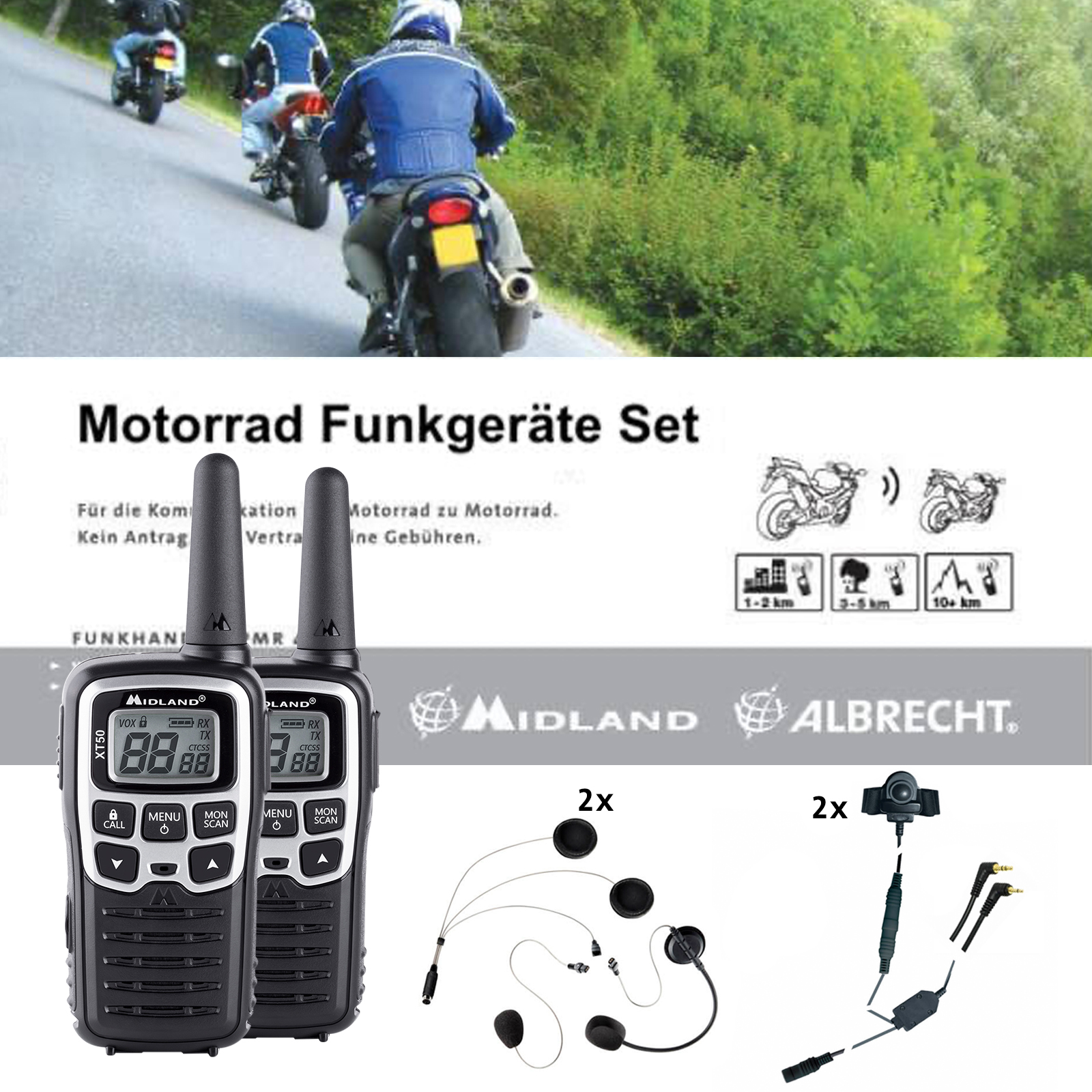 Midland XT50, Bikerset   X
