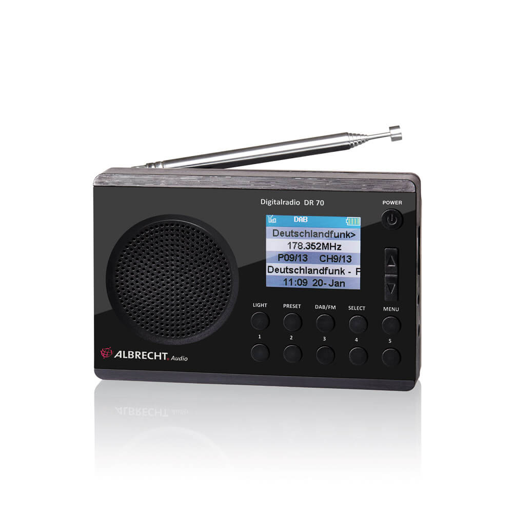  Albrecht DR 70 Digitalradio, DAB+/UKW 