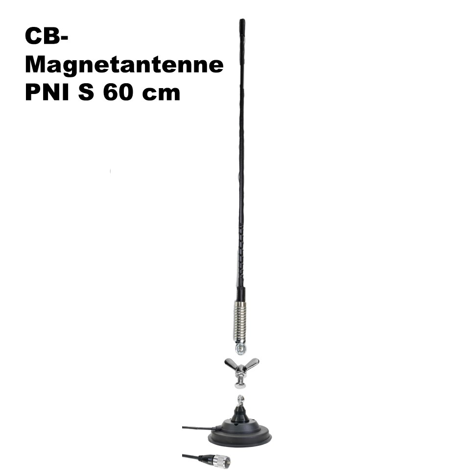 PNI S60MAG  CB-Magnetfußantenne 60 cm lang  X