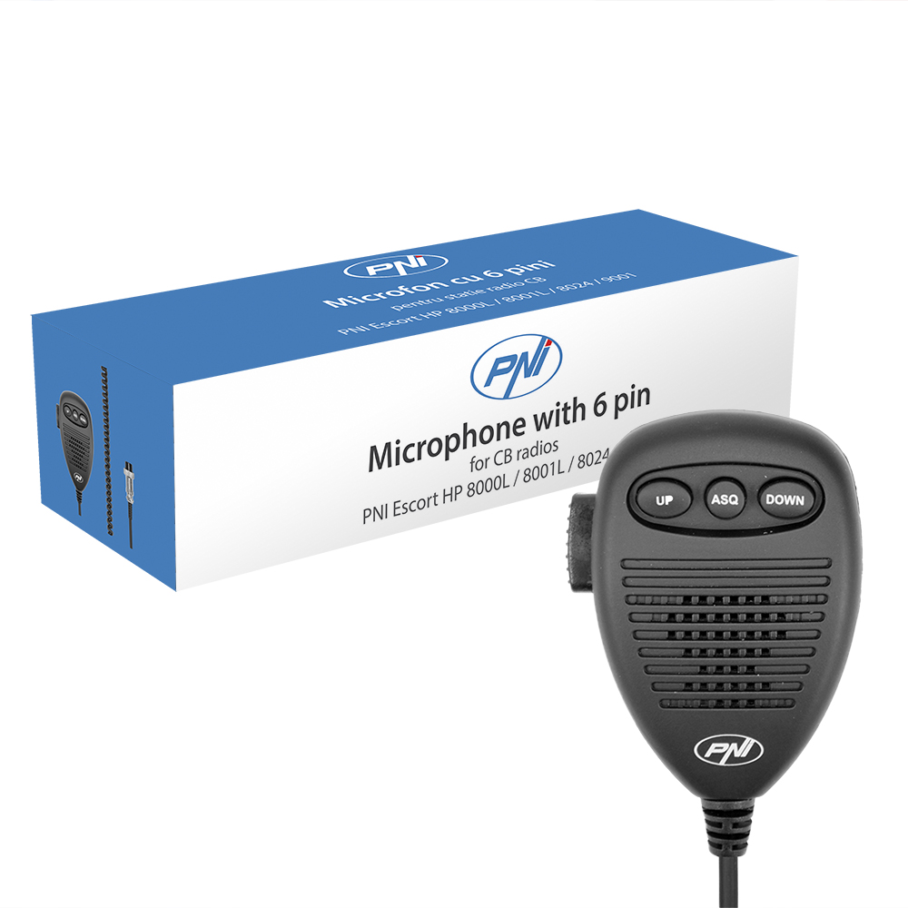 6-poliges Mikrofon MK8000 für HP 8000L / 8001L 