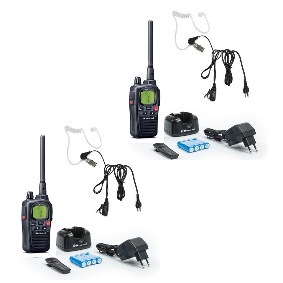 2er Pack Securityset MIDLAND G9 Pro X