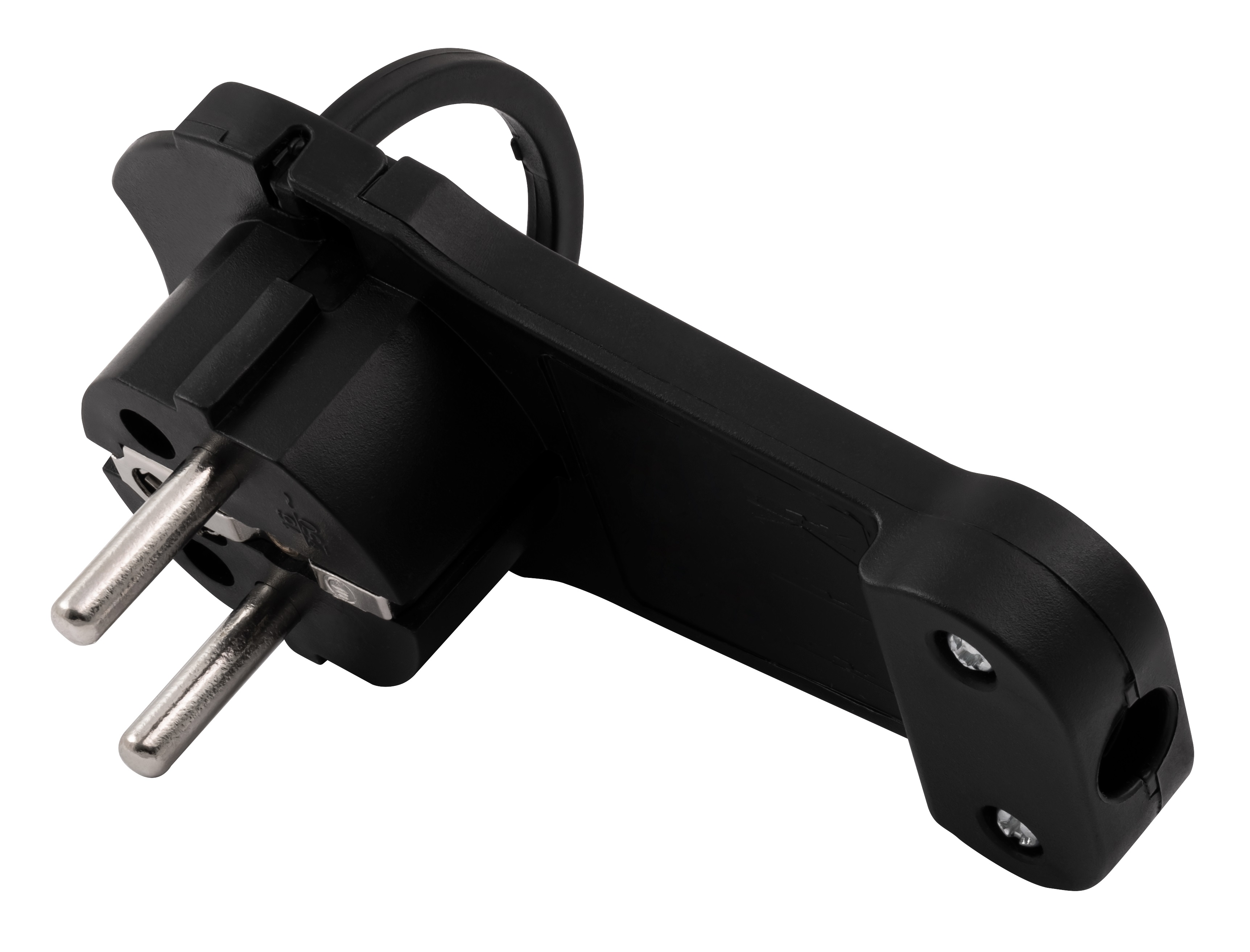 Schutzkontakt-Winkelstecker McPower extra flach X