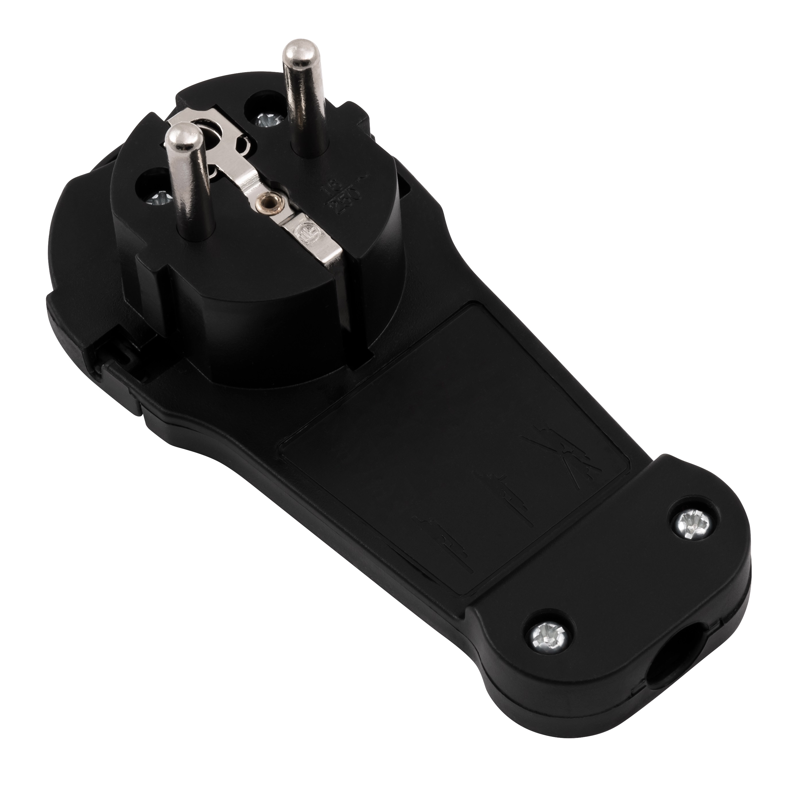 Schutzkontakt-Winkelstecker McPower extra flach X - Bild 3