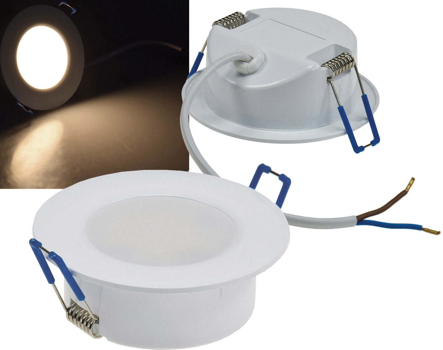 LED-Einbauleuchte "Flat-30 FR-R" 