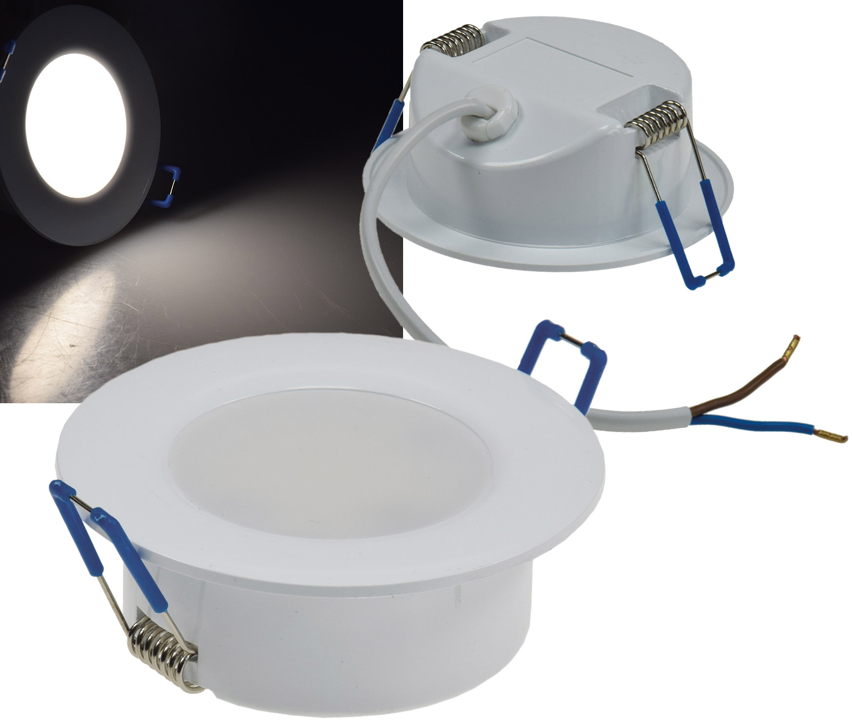 LED-Einbauleuchte "Flat-30 FR-R" 