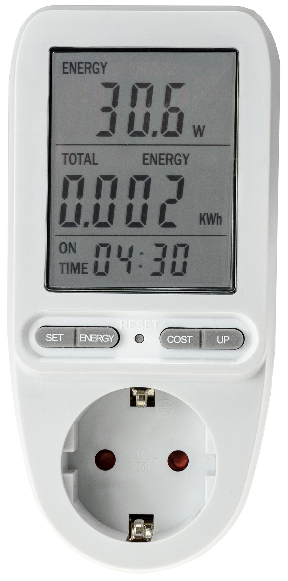 Energiekosten-Messgerät "CTM-808 Pro" LC-Display - Bild 1