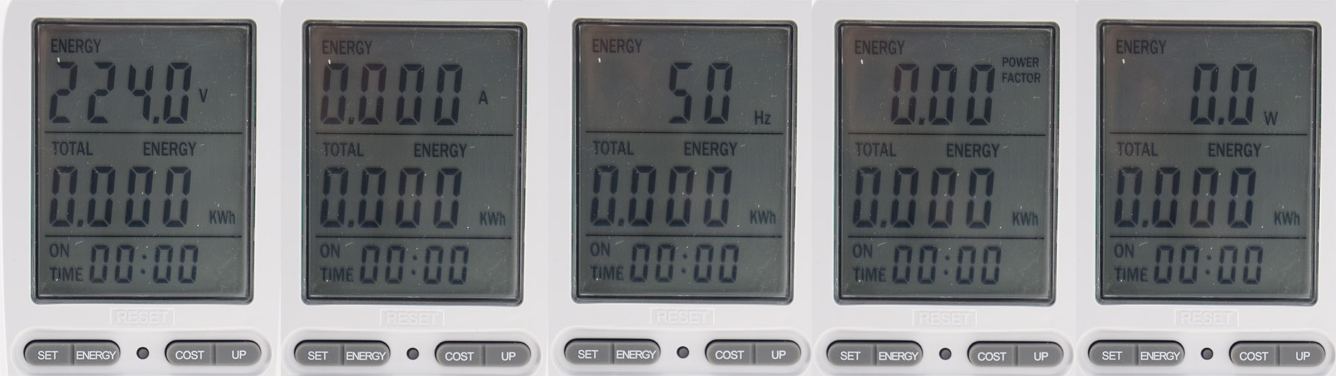 Energiekosten-Messgerät "CTM-808 Pro" LC-Display - Bild 4