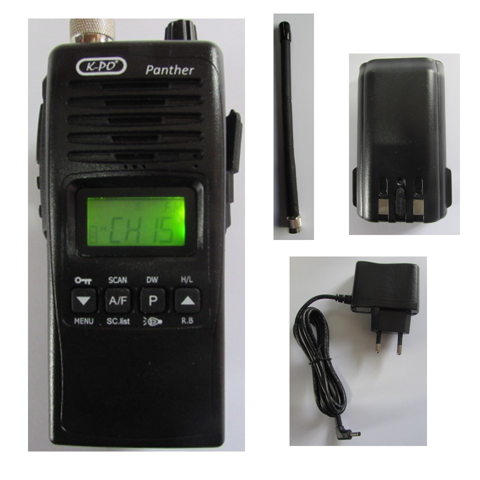 K-PO PANTHER V2 CB Handfunkgerät - Multinorm AM / FM   X