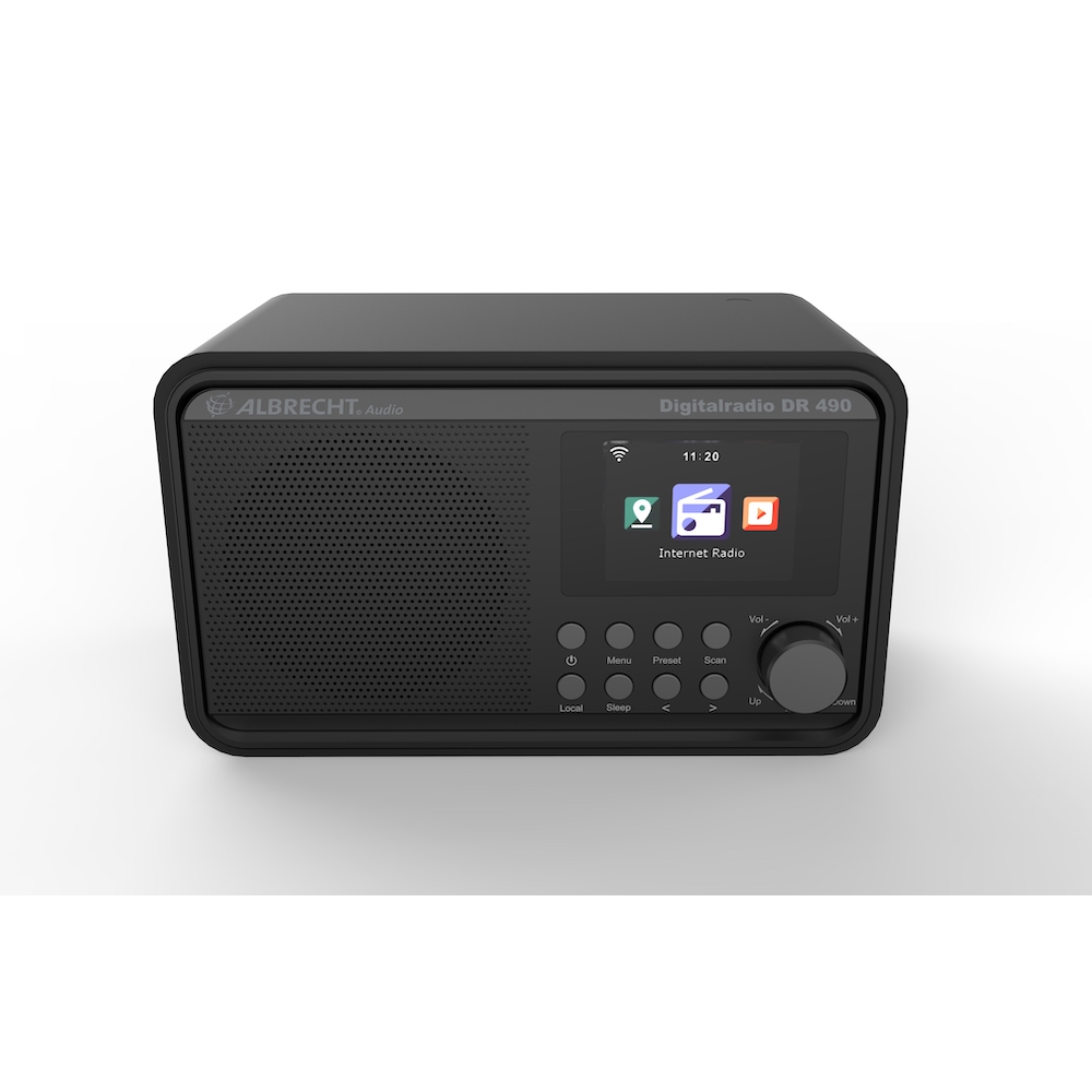 Albrecht DR 490 schwarz, Digitalradio Internet/DAB+/UKW  - Bild 1