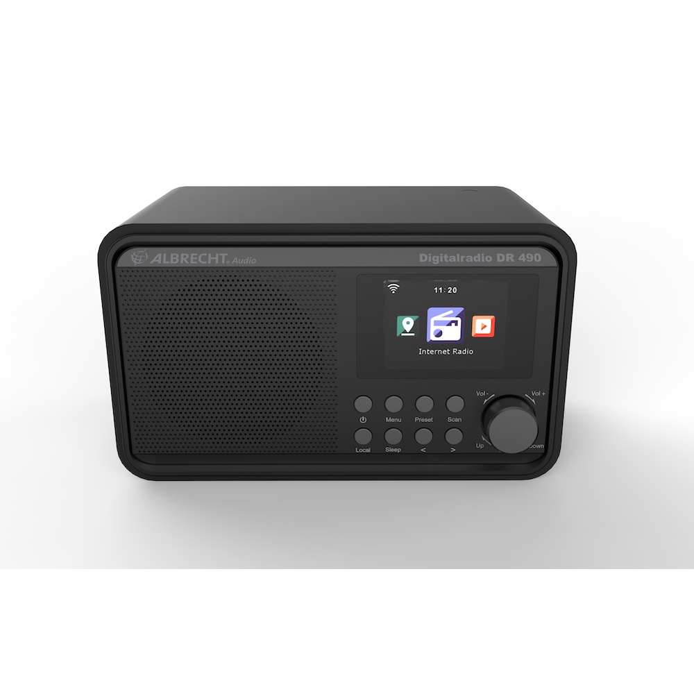 Albrecht DR 490 schwarz, Digitalradio Internet/DAB+/UKW - Bild 1