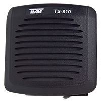 Zusatz-Lautsprecher für Funkgeräte, TS-810 schwarz - Bild 1