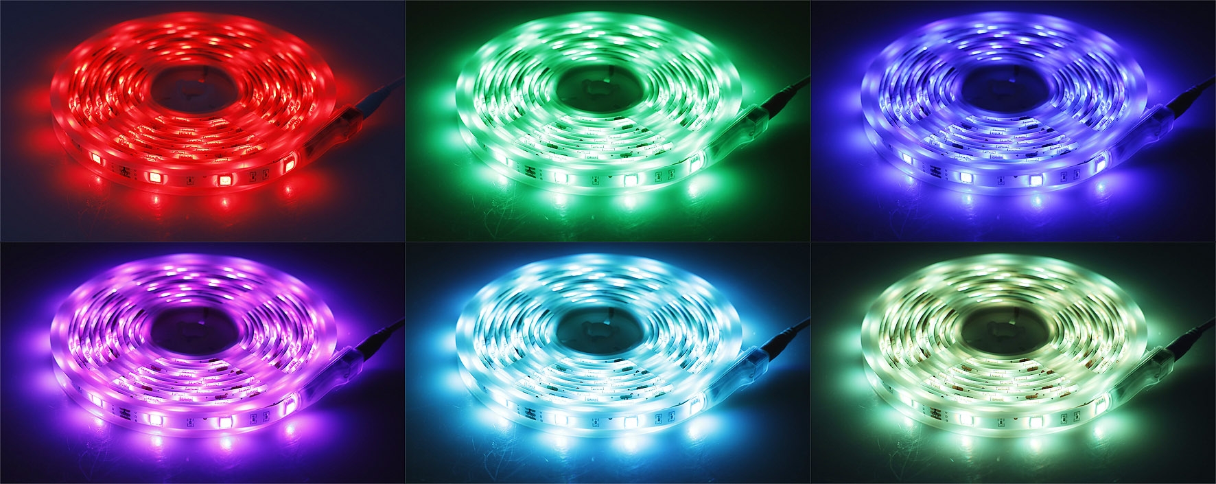 RGB LED-Stripe Set 3,5m + MiniController  - Bild 4