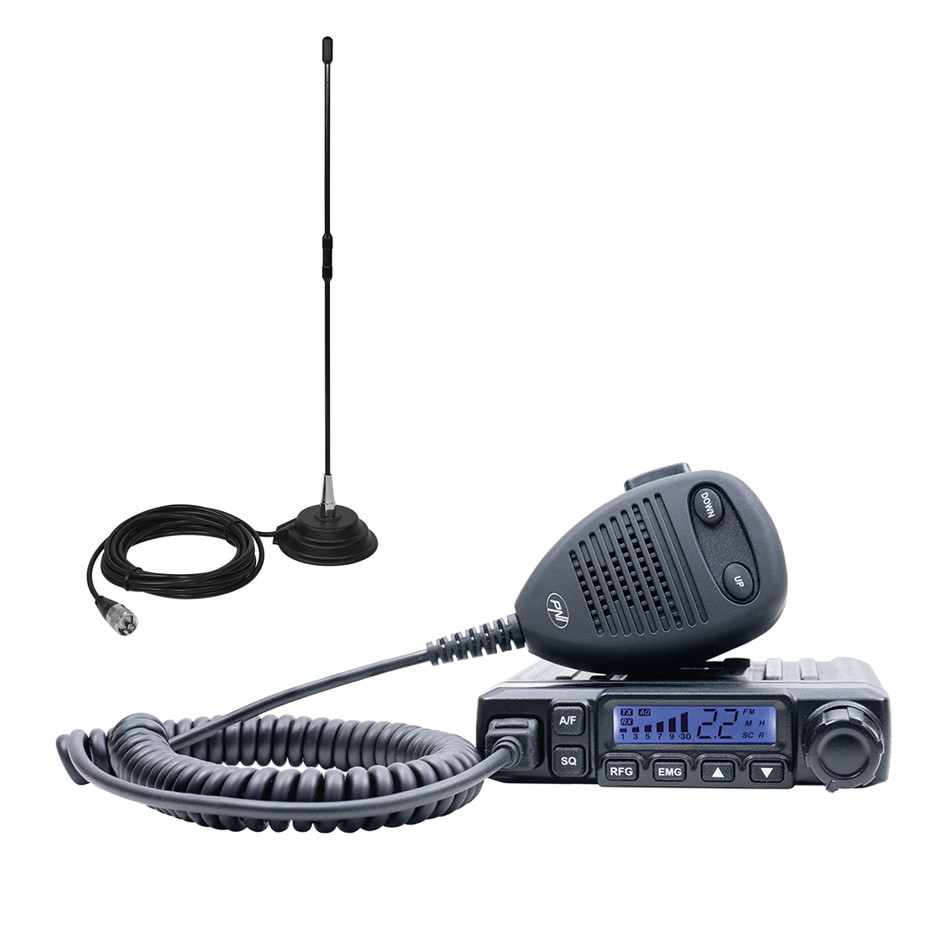 CB-Funkgeräteset PNI HP6500 Multistandard + Extra 40 Magnetantenne X