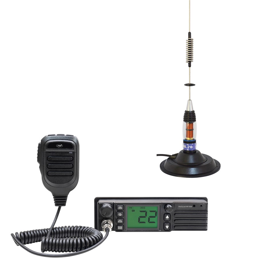 CB-Funkgeräteset PNI HP9500 mit PNI ML70 Magnetantenne X