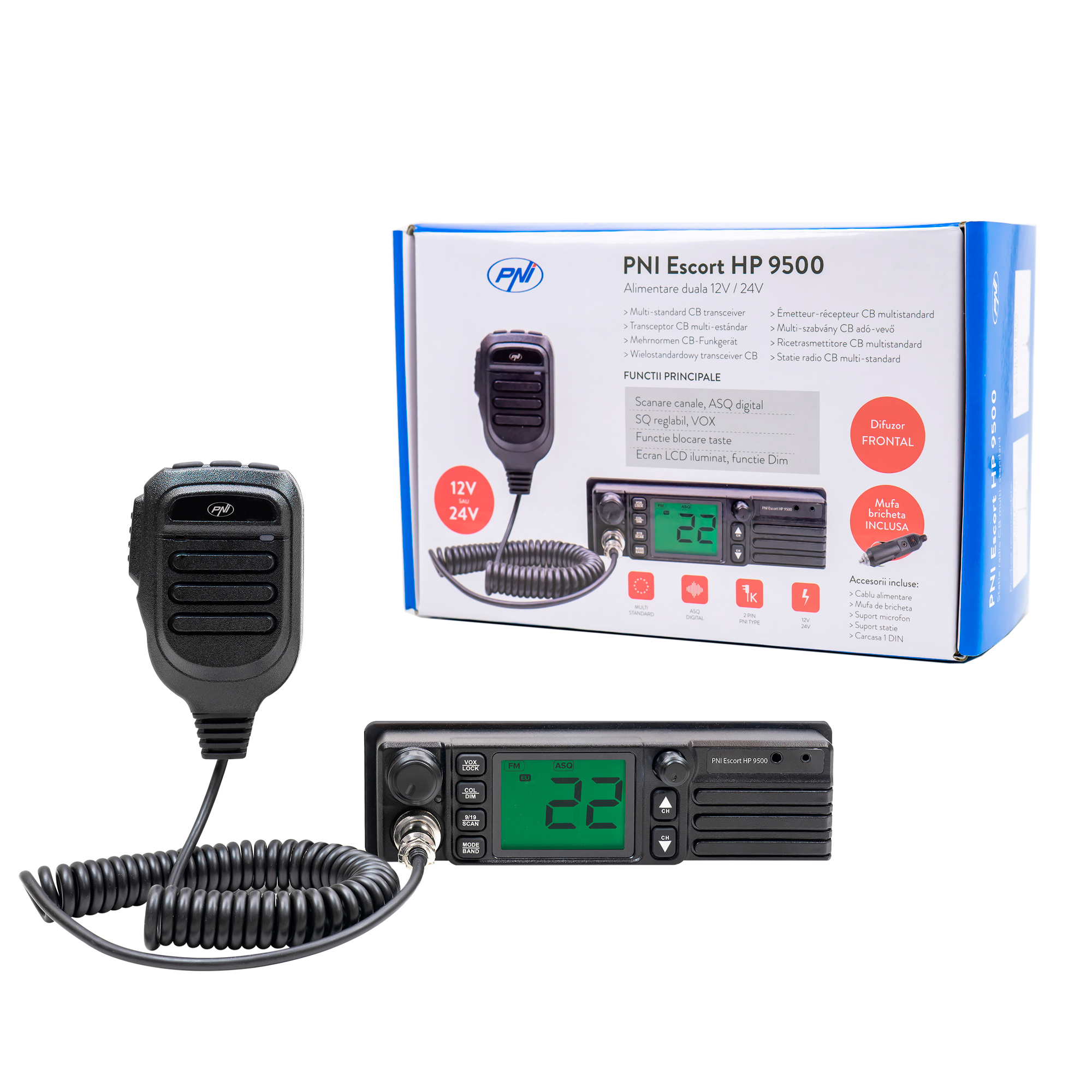 CB-Funkgeräteset PNI HP9500 mit PNI ML70 Magnetantenne X - Bild 1