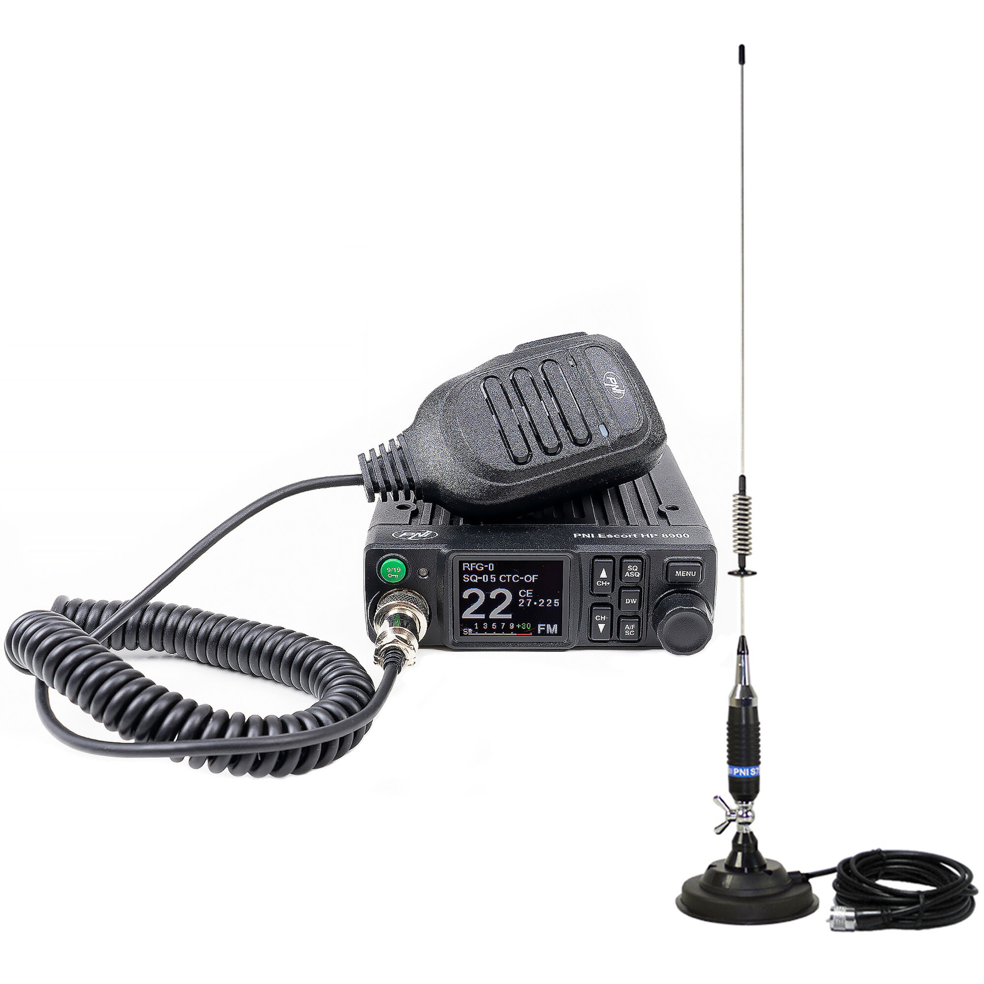 CB-Funkgeräteset PNI HP 8900 + PNI-ML75 Magnetantenne X
