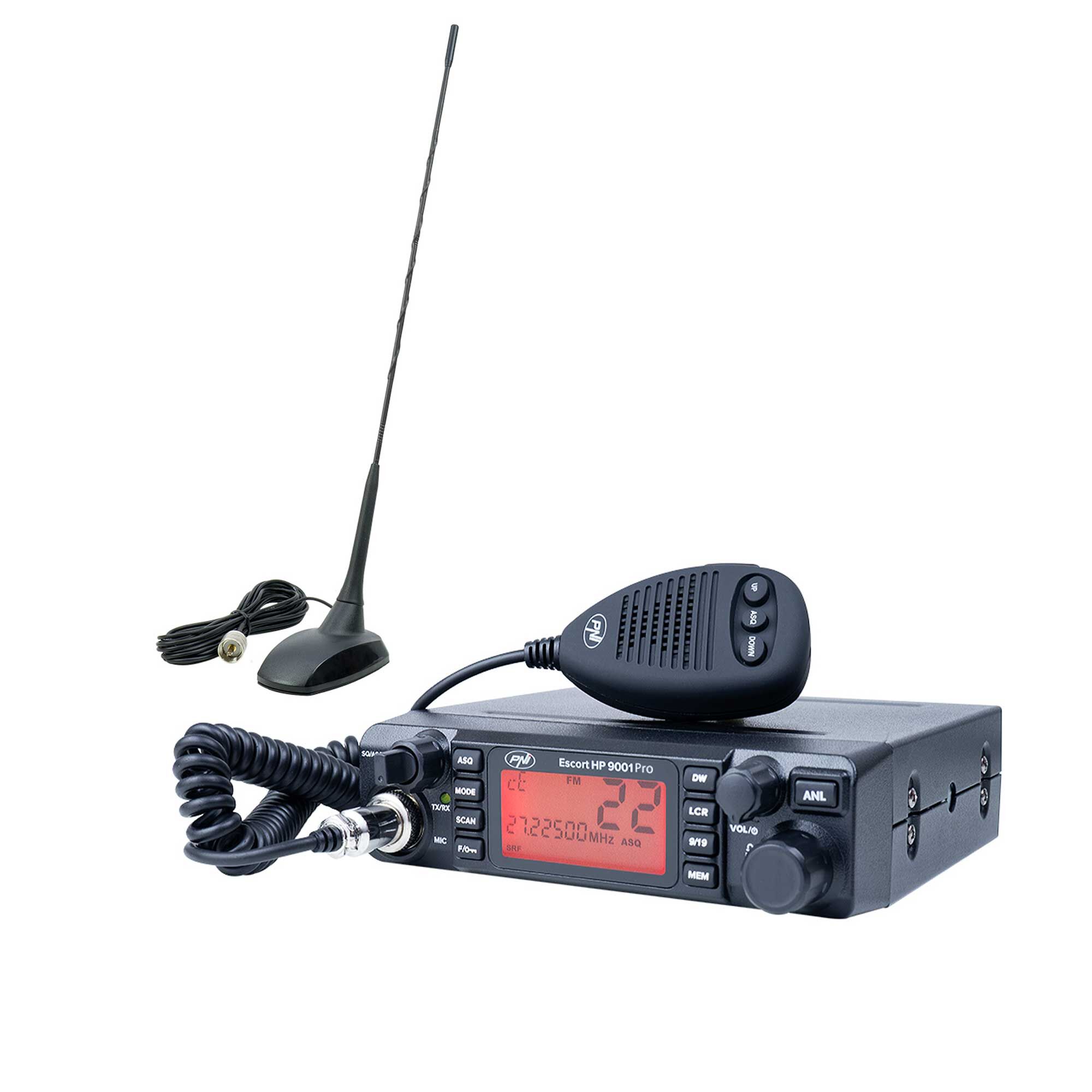 CB-Funkgeräteset PNI HP 9001 Pro + PNI-Extra 48 Magnetantenne X