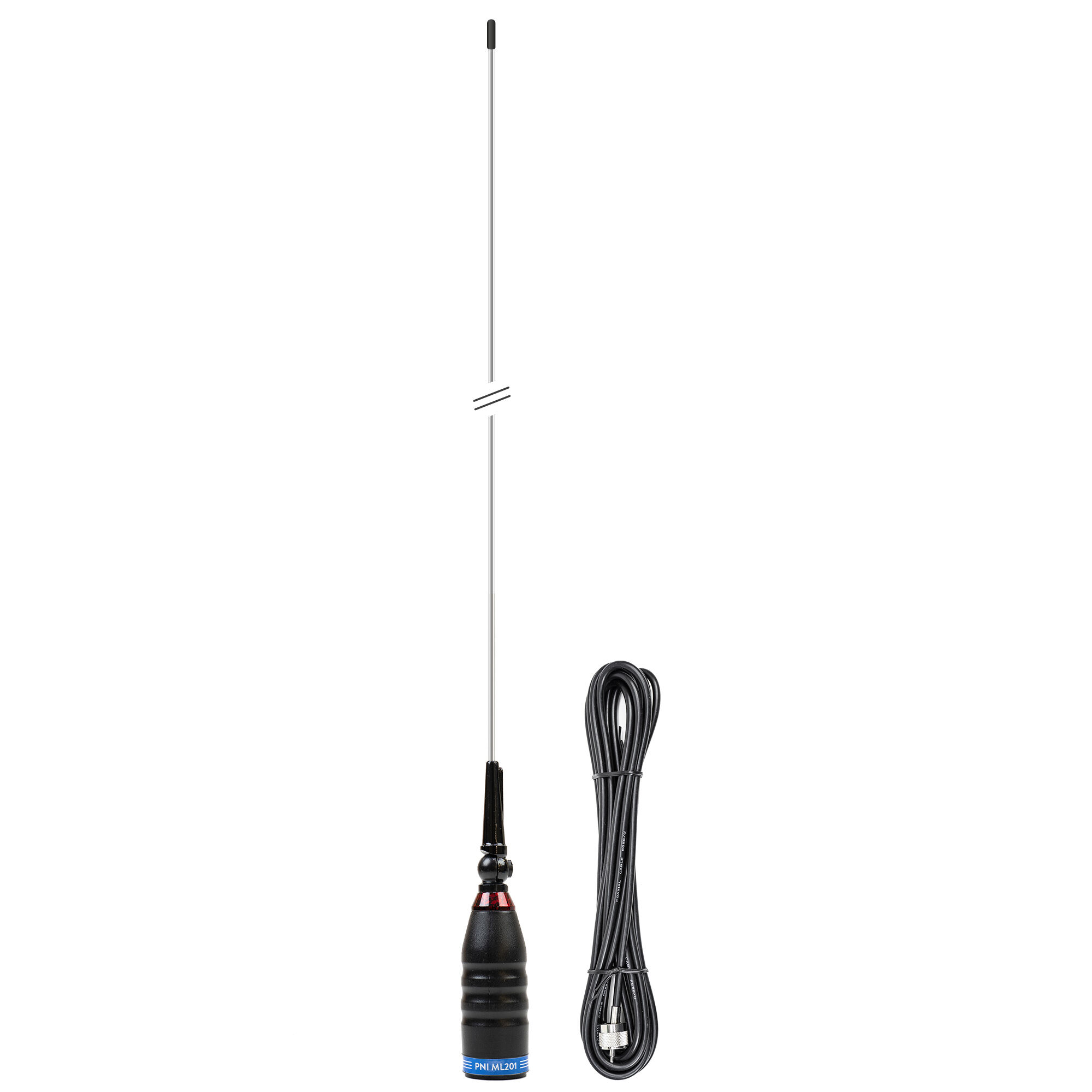 PNI ML201 Schwarze Antenne, Länge 201cm