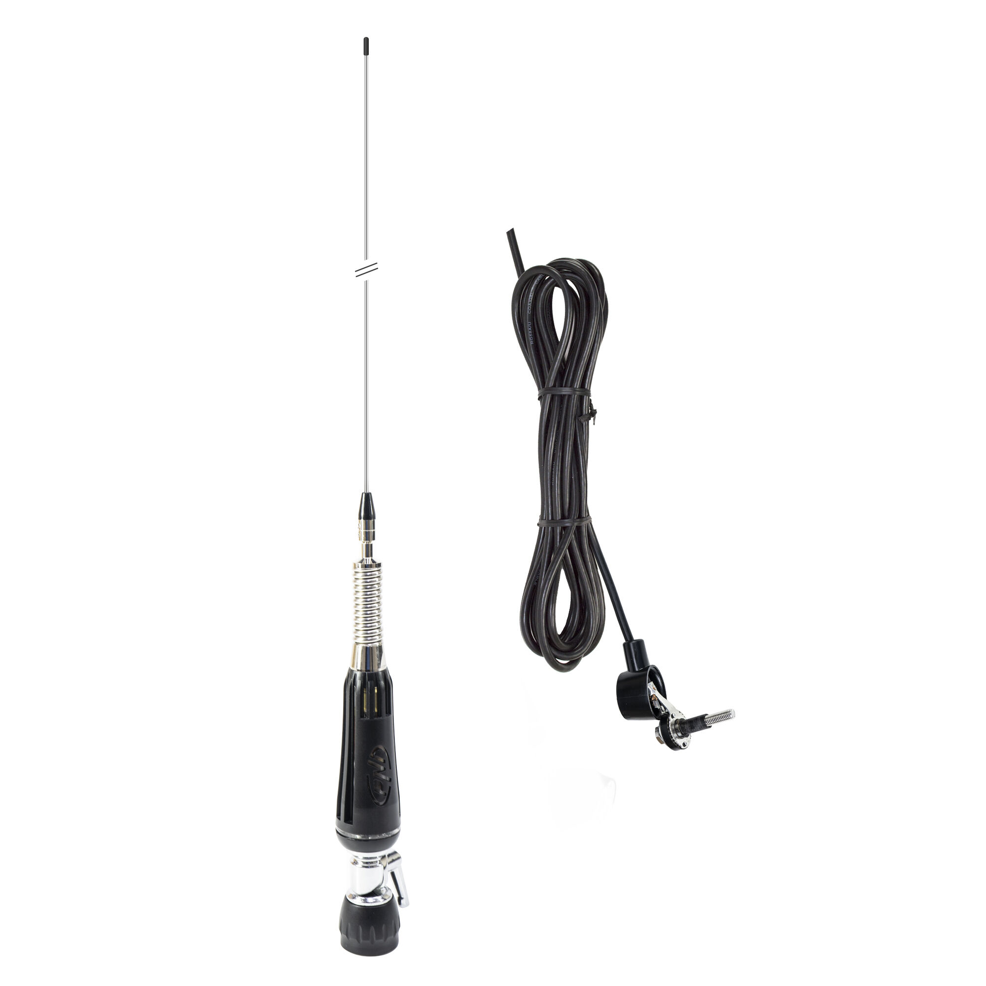 PNI LED 1000 Antenne neigbar, 100 cm lang, mit Kabel und fester Butterfly-Halterung  X