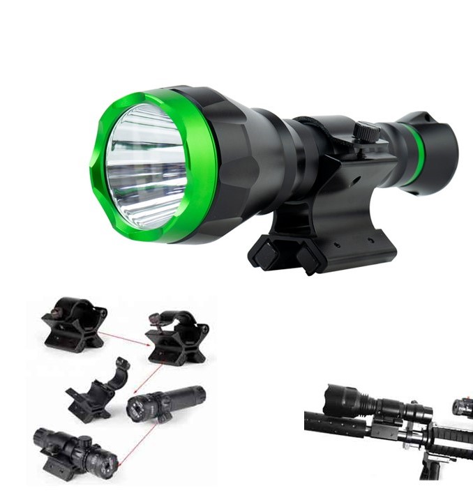 Aluminium PNI Adventure F750 Green Light Taschenlampe