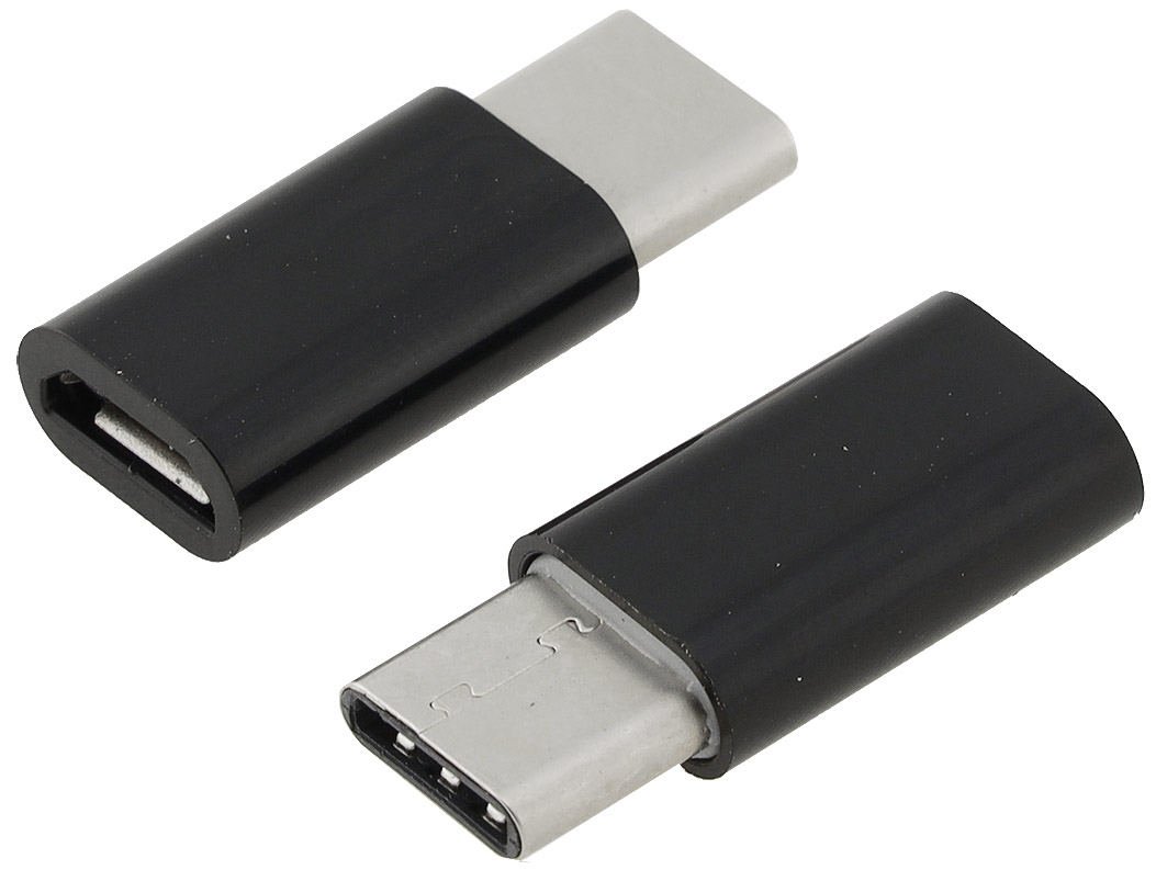 USB-C Adapter Micro-USB Buchse > USB-C Stecker 