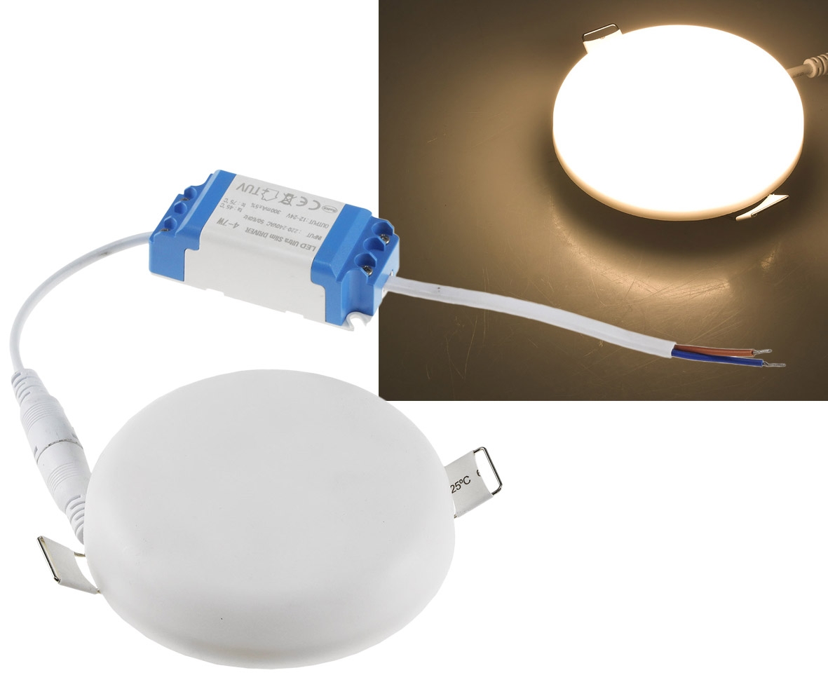 LED Einbauleuchte "W360" warmweiß