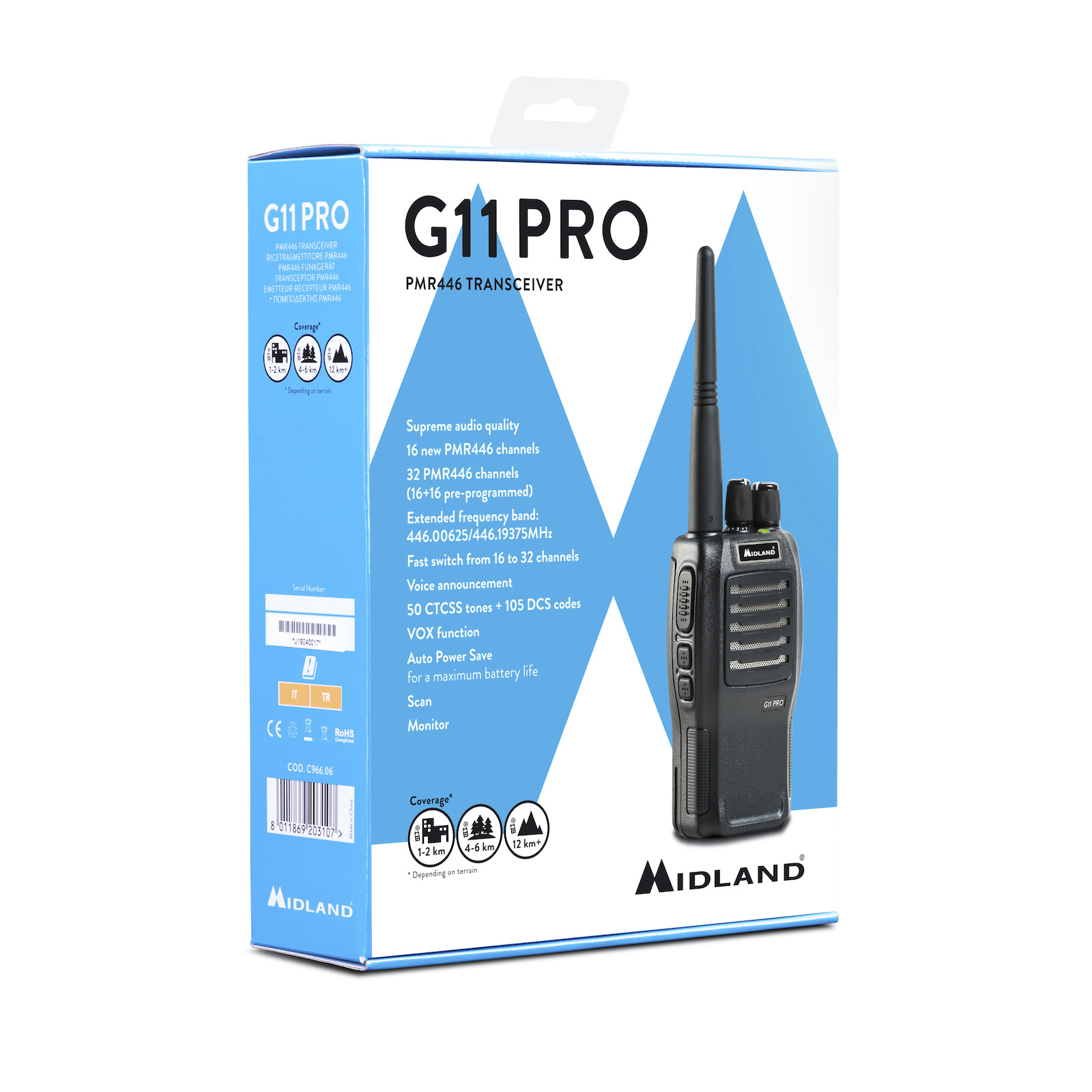 Midland G11 Pro, PMR 446 - Bild 4