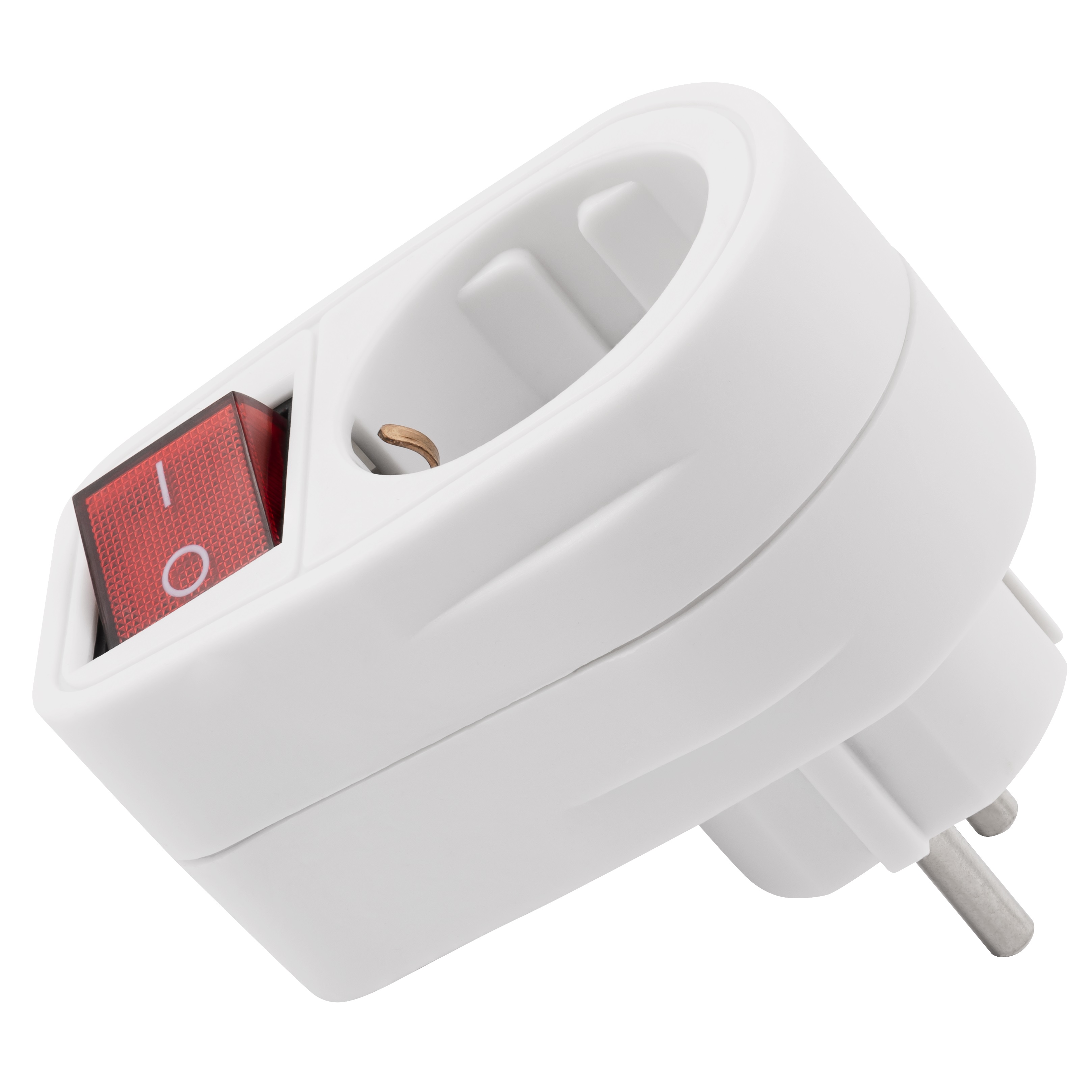 Steckdosenadapter McPower mit Schalter X - Bild 2