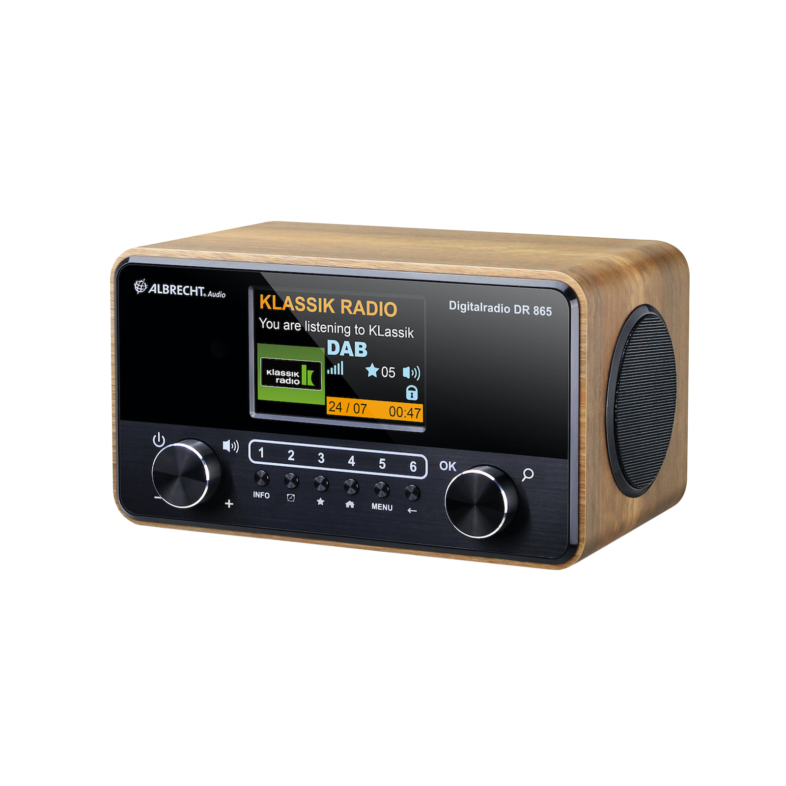 Albrecht DR 865 Seniorenradio mit großem 4" Display - Bild 1