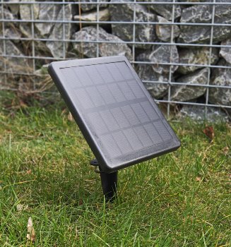 Gartenstrahler Set Solar mit 2 Spots Solarzelle - Bild 2